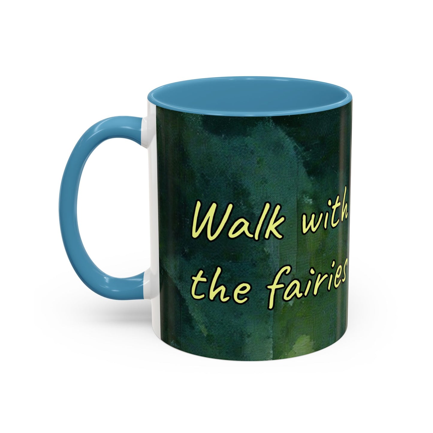 Sleeping Fairy -Themed Coffee Mug with a quote - 11 & 15oz Accent Mug for Fairy/coffee Lovers