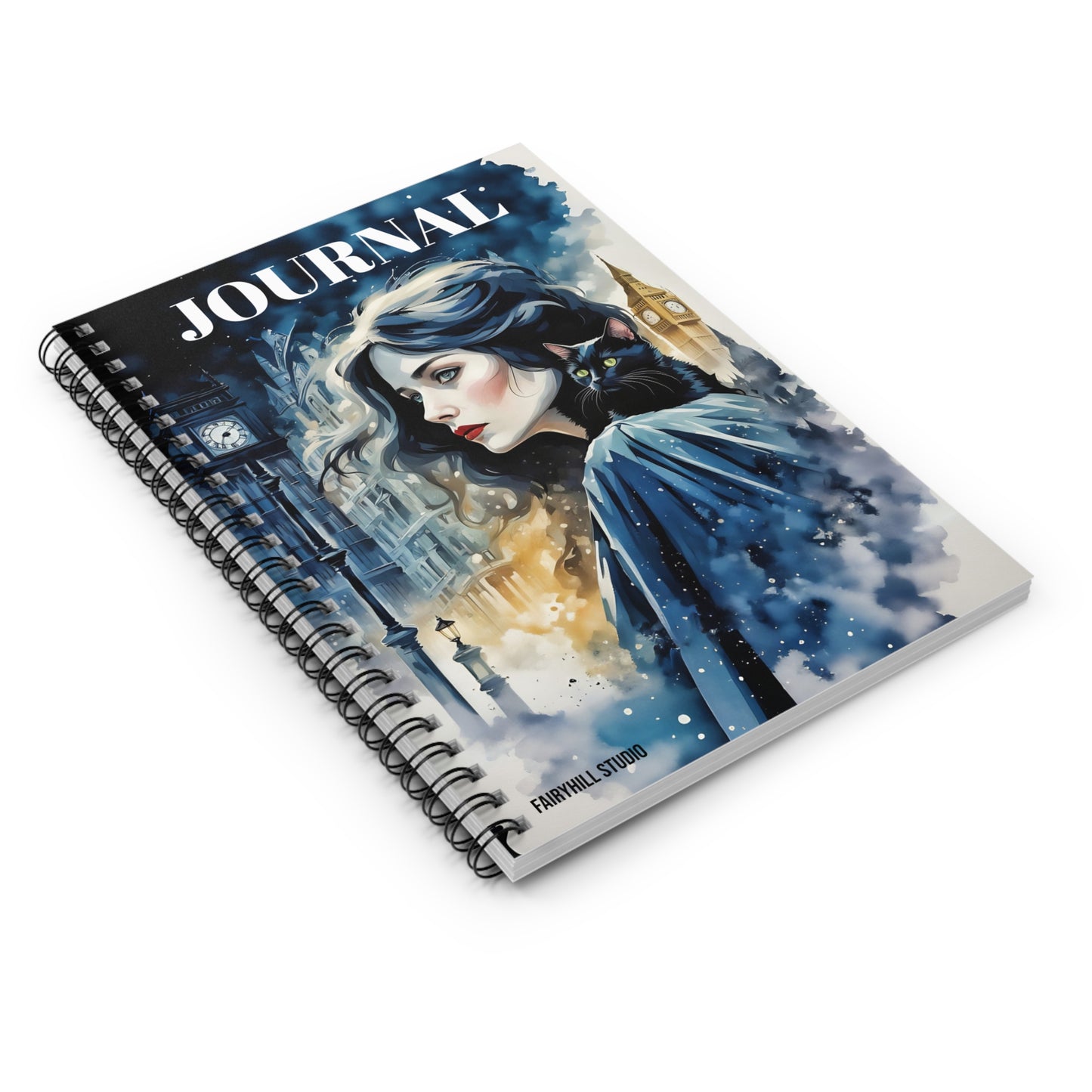 Spiral Notebook - Vintage Hollywood Movie Star Ruled Line