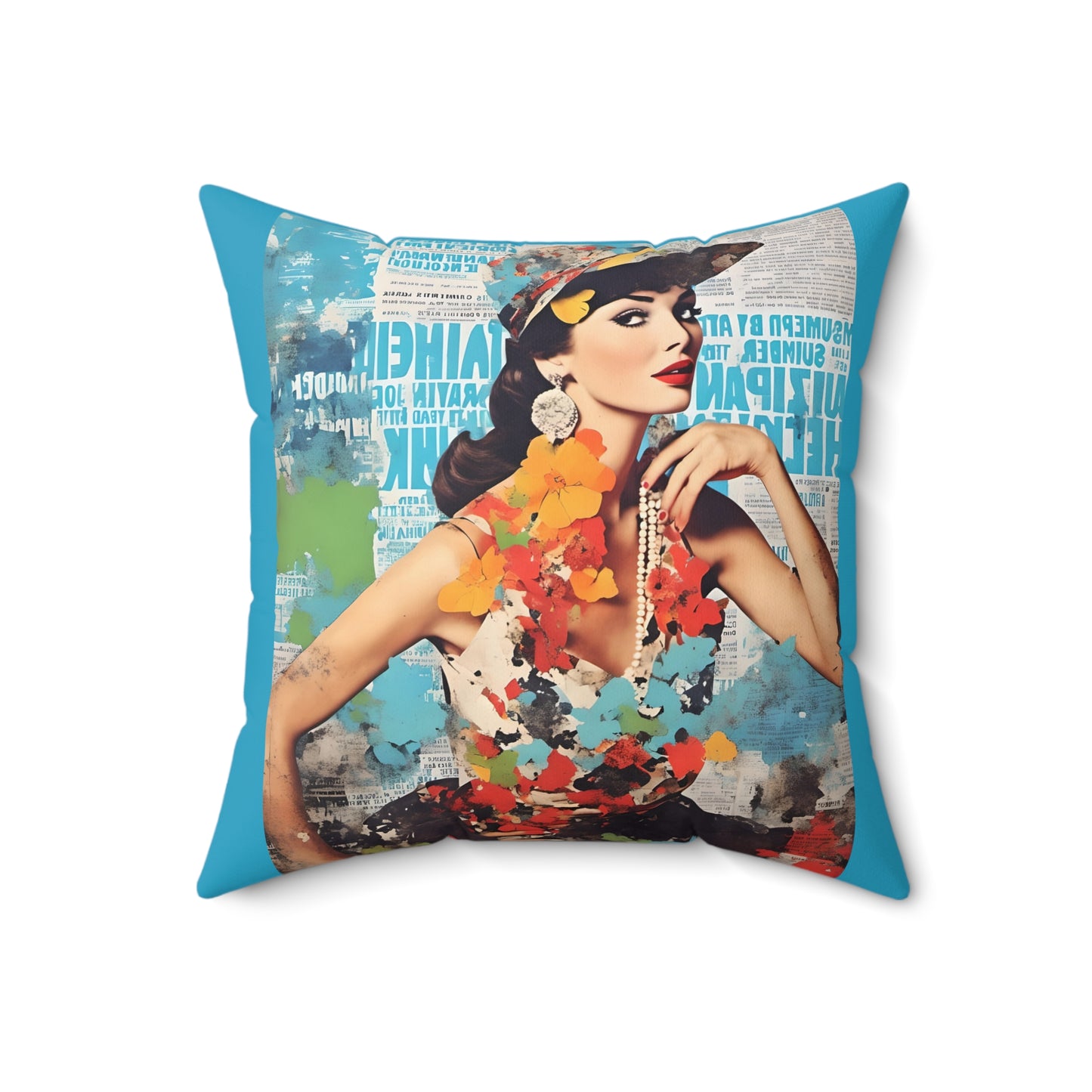 Spun Polyester Square Pillow