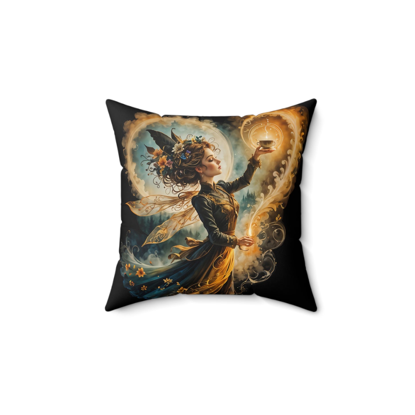 Spun Polyester Square Pillow