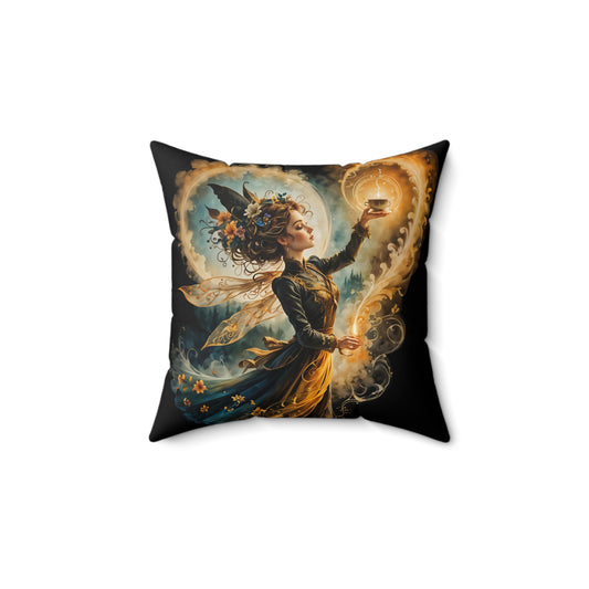 Spun Polyester Square Pillow