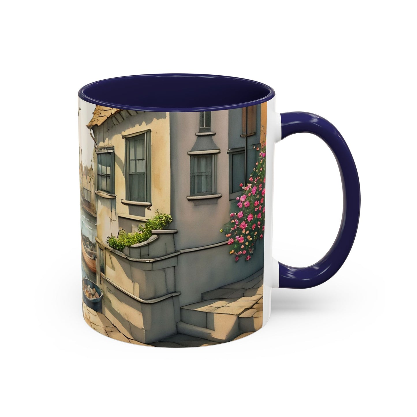 Harbour cats Art-Themed Coffee Mug - 11 & 15oz Accent Mug for Cat Lovers