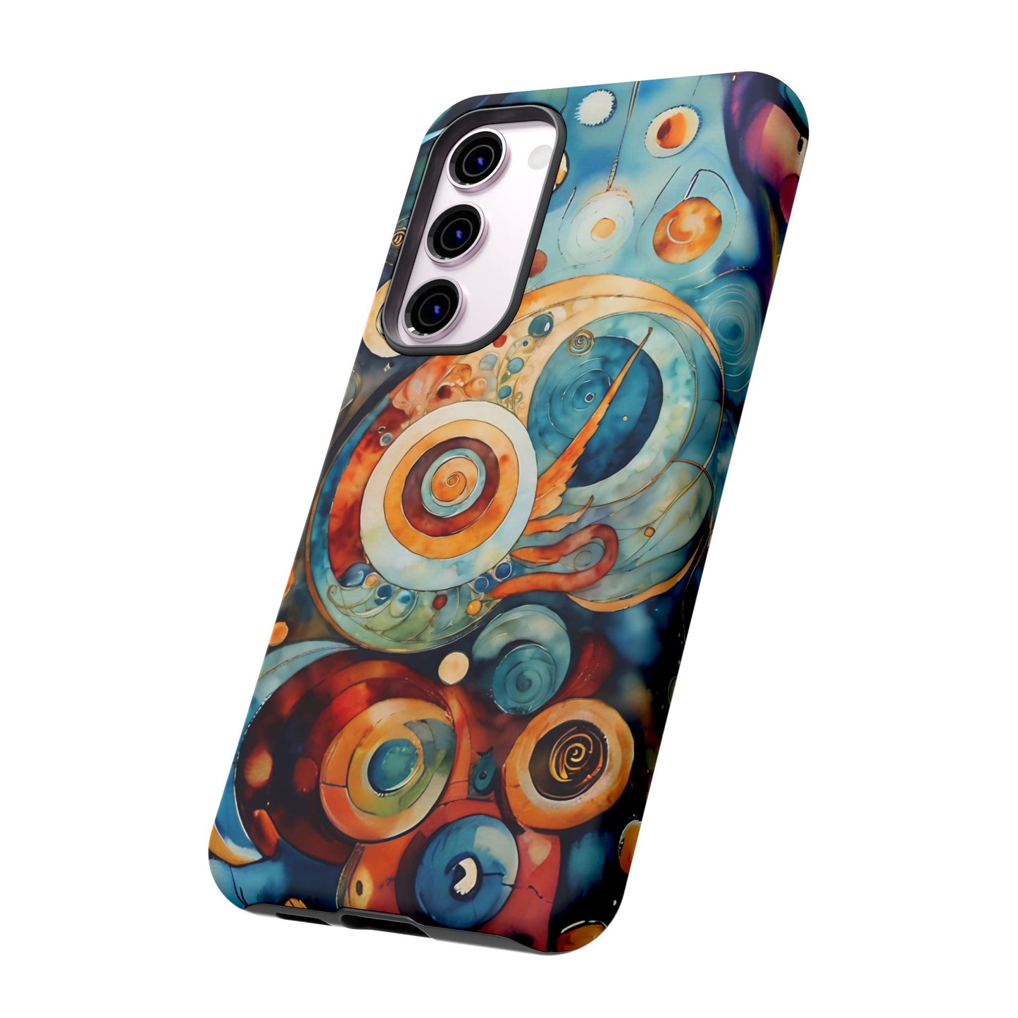 Phone Cases - Beautiful Abstract Circular Art Design