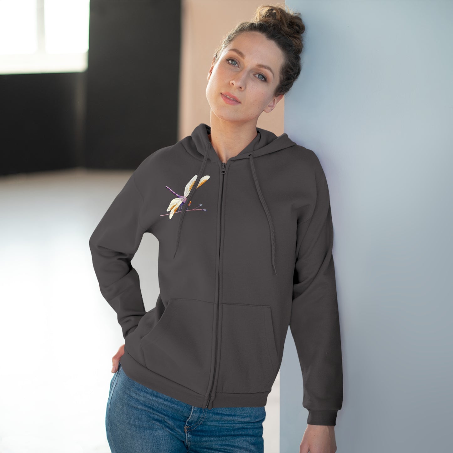 Unisex Hooded Zip Sweatshirt