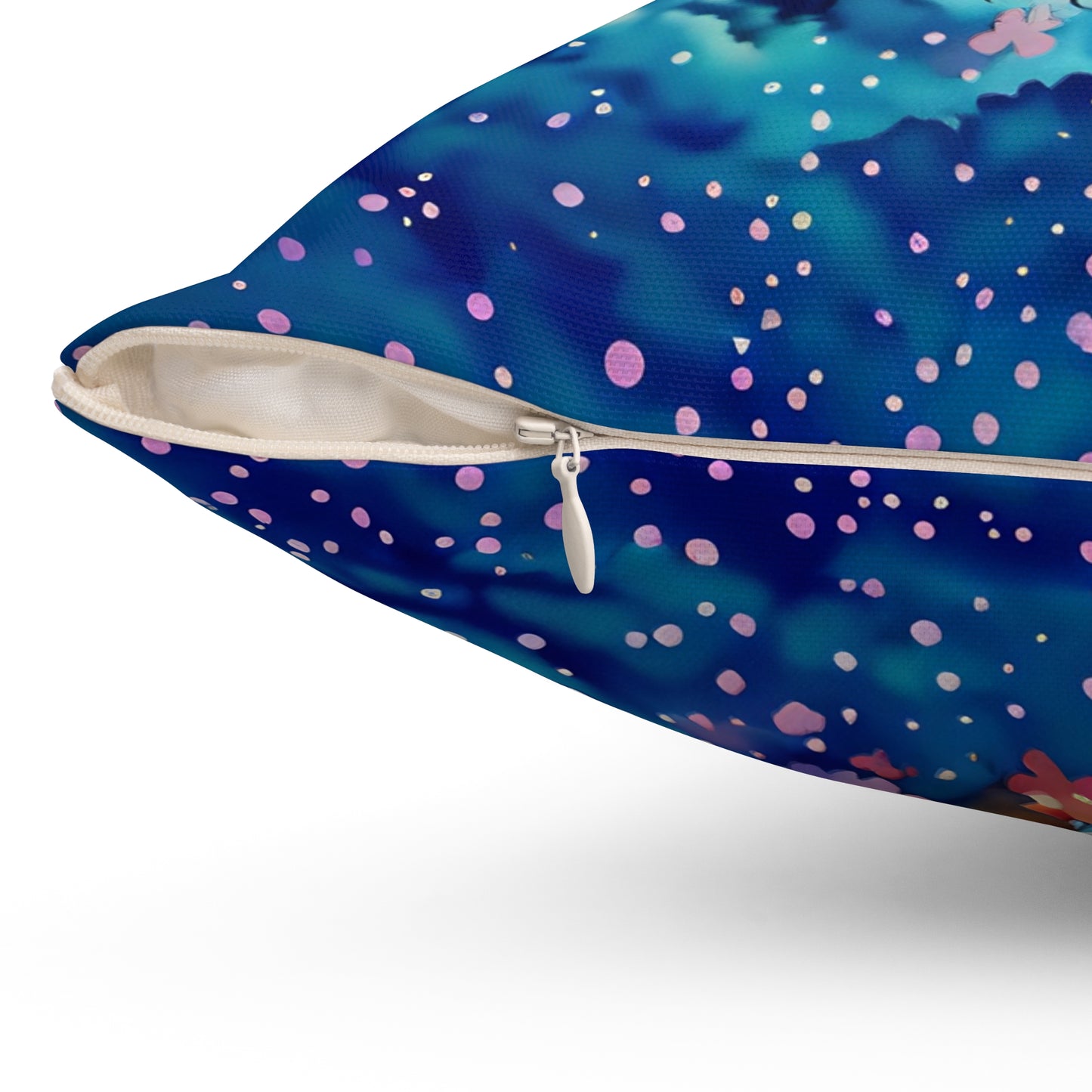 "Perspective is Everything" Square Pillow - by Fairyhill Studio