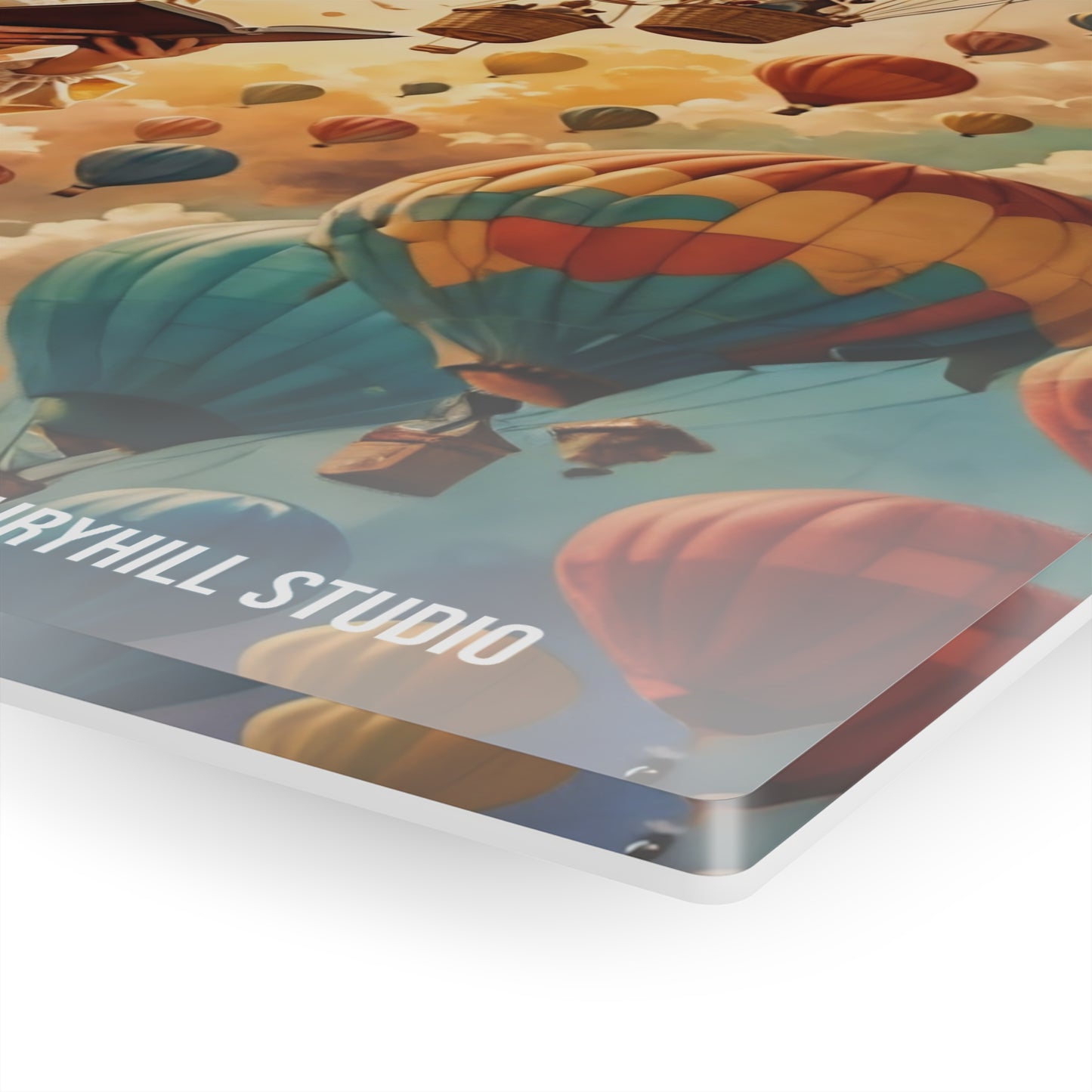 Art Acrylic Prints -Journey with Hot air ballons