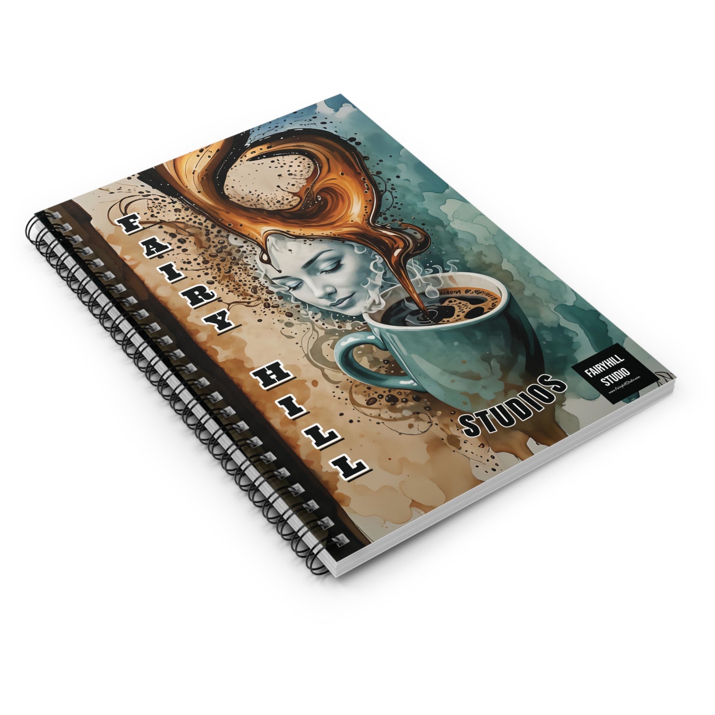 Spiral Coffee Notebook - Ruled Line coffee Journal