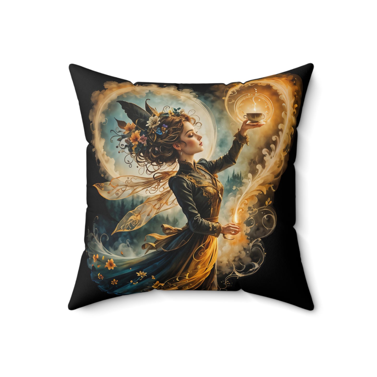 Spun Polyester Square Pillow