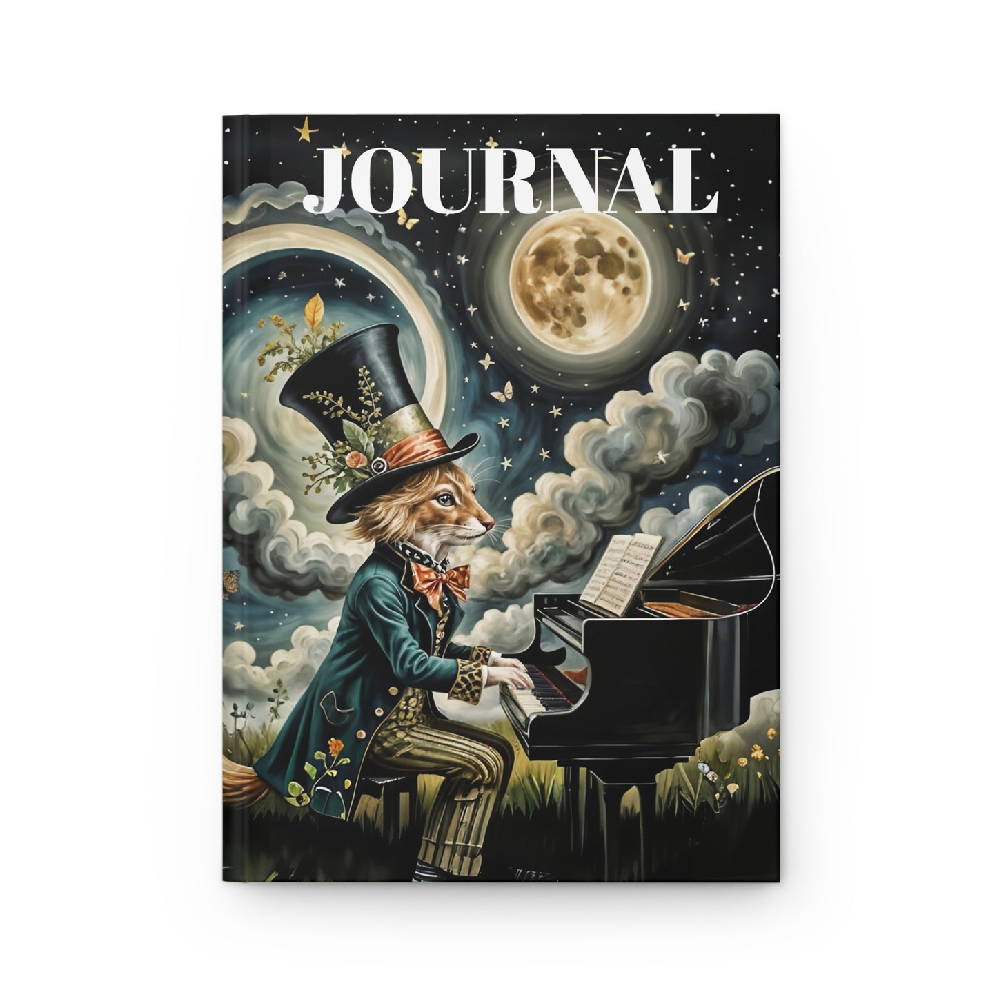 Hardcover Journal Moonlight Sonata Journal Art