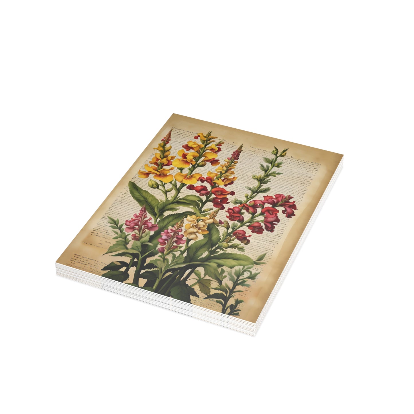 Vintage Floral Postcard Bundle