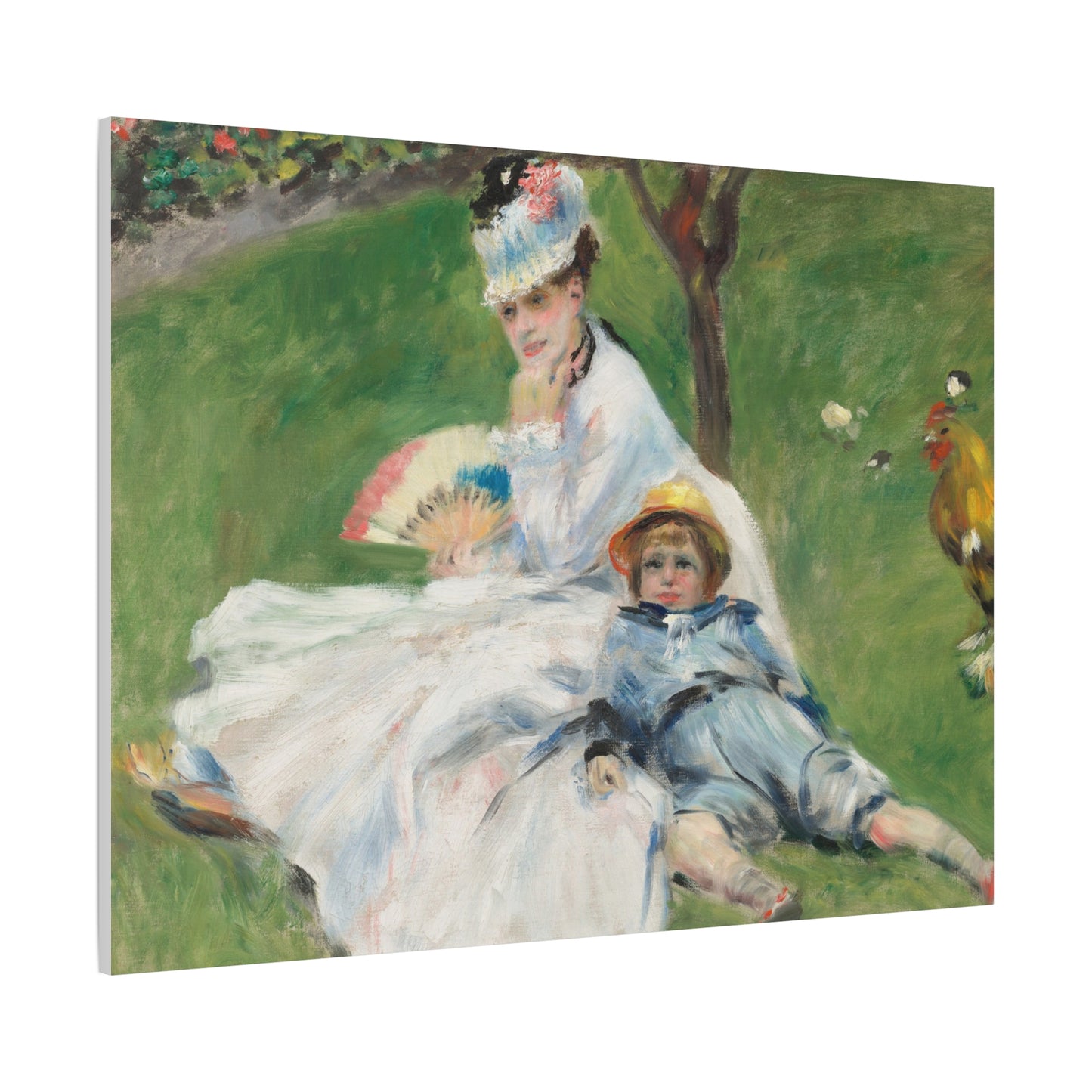 Canvas Print - Madame Monet and Her Son by Auguste Renoir