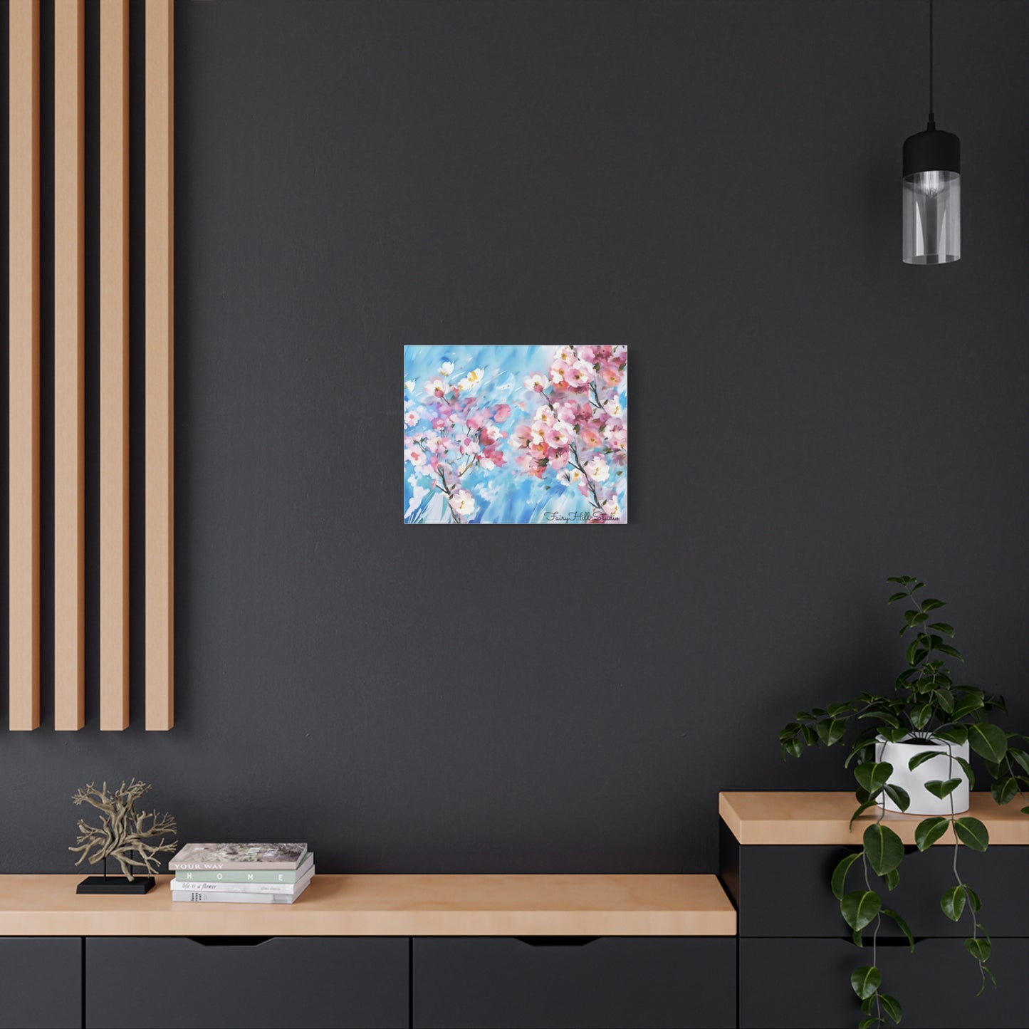 Canvas Wall Art - Floral Cherry Blossom