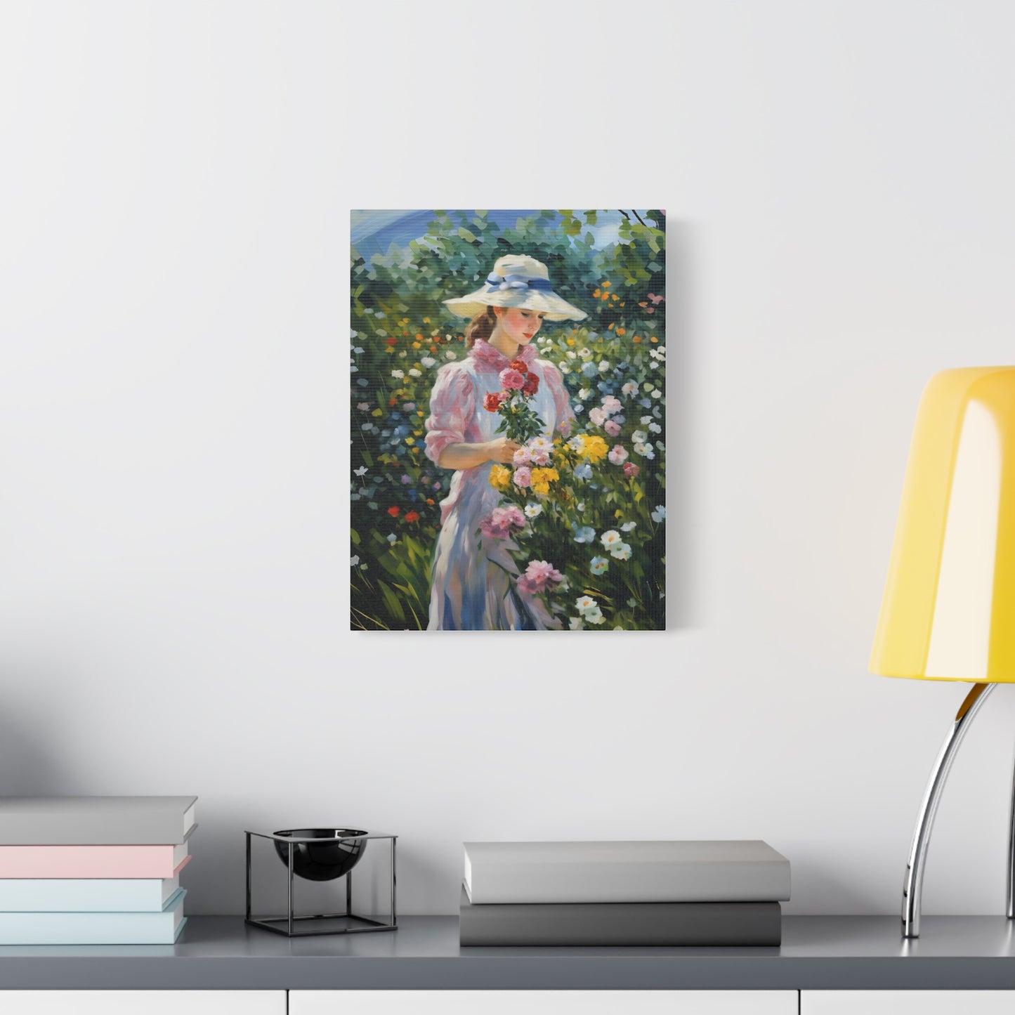 Floral Serenity Canvas Art - Stretched Matte 1.25"