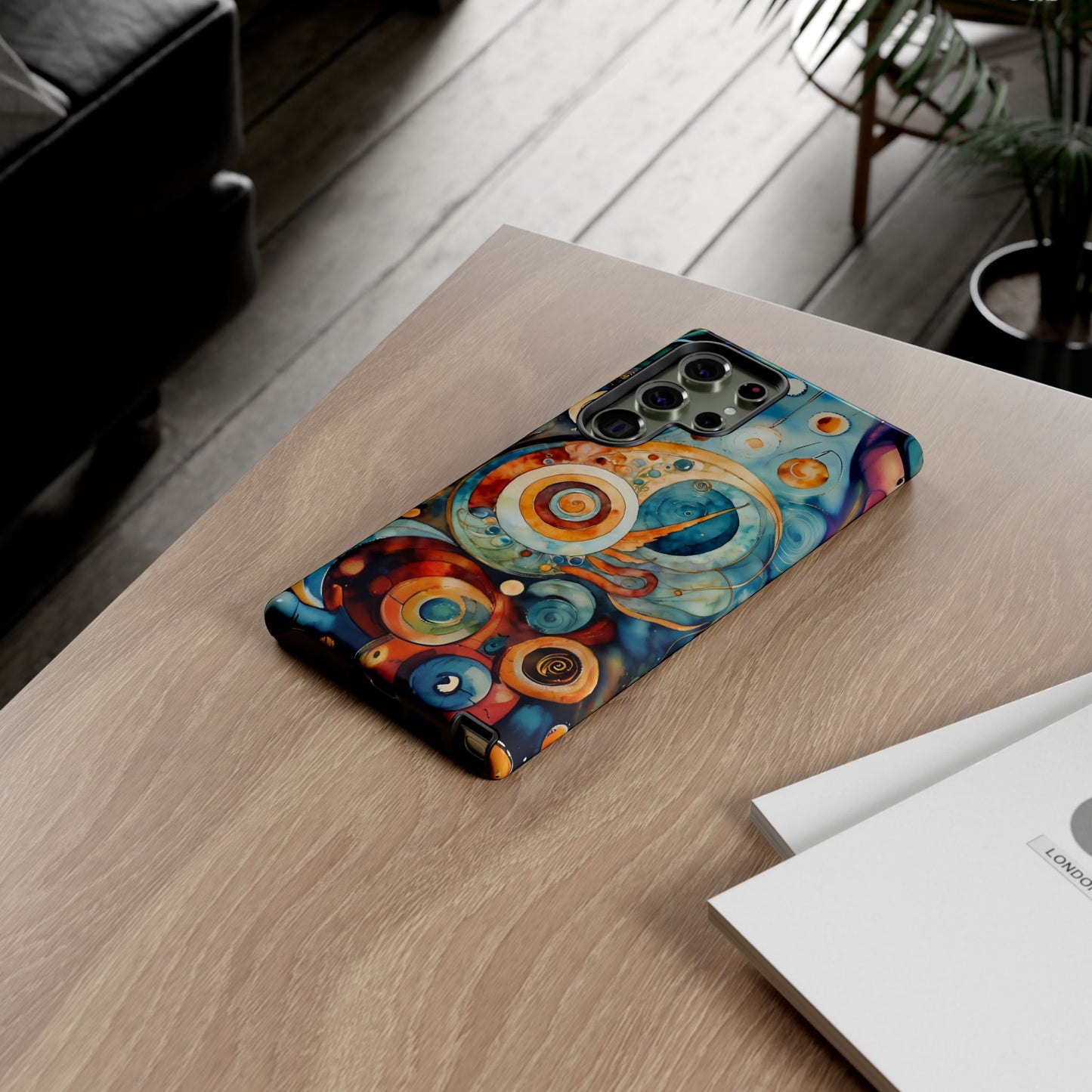 Phone Cases - Beautiful Abstract Circular Art Design