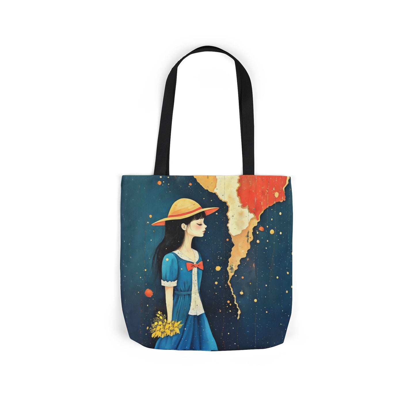 Colorful travel -Inspired Canvas Tote Bag - Perfect for Beach Days, Eco-Friendly Shopping, and Summer Fun!