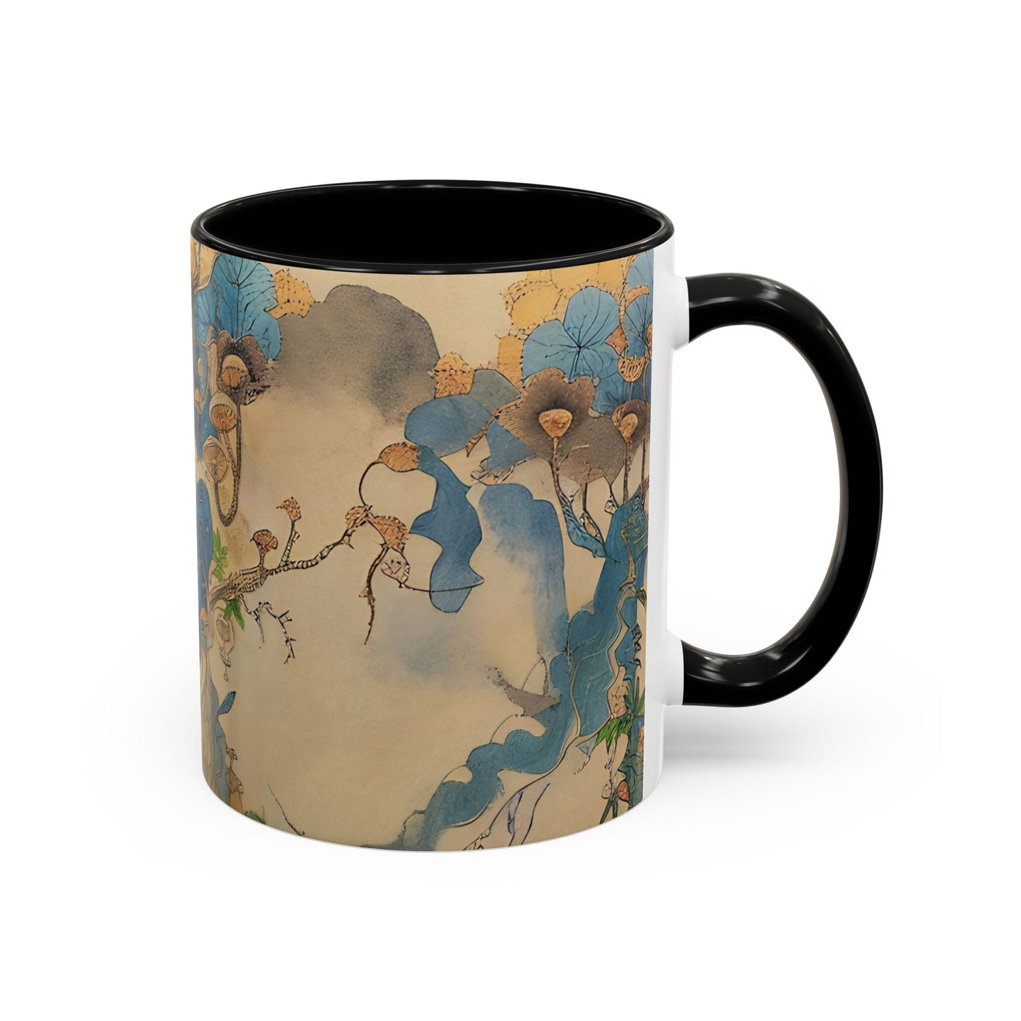 Mushroom Fairy Art-Themed Coffee Mug - 11 & 15oz Accent Mug for Fairy Lovers
