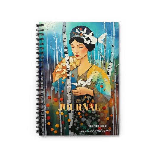 Birch trees  Journal Gift notebook - Journal Notebook Gift - Ruled Line