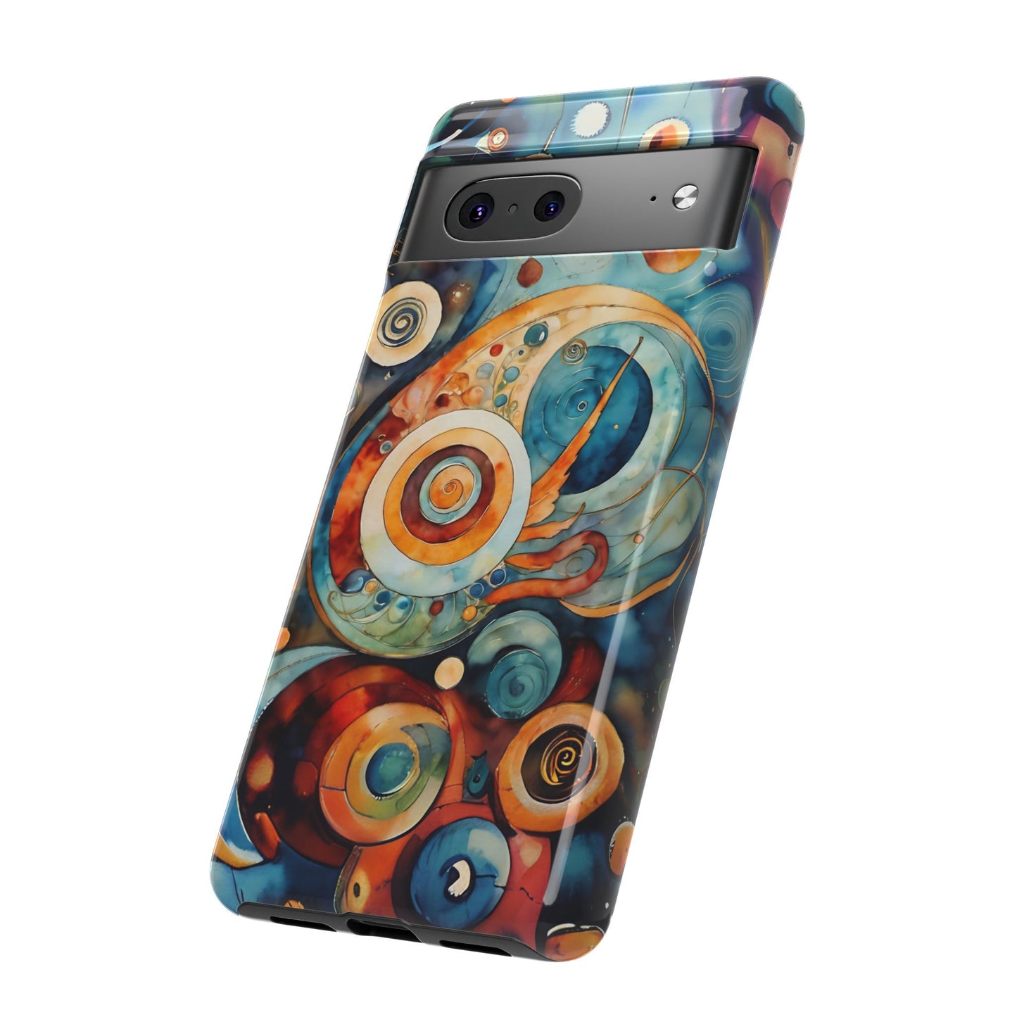 Phone Cases - Beautiful Abstract Circular Art Design