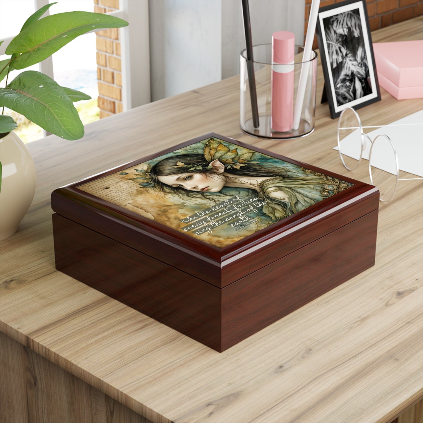 Memories Jewelry Box - Elegant Decor for Special Occasions by Fairyhill Studio