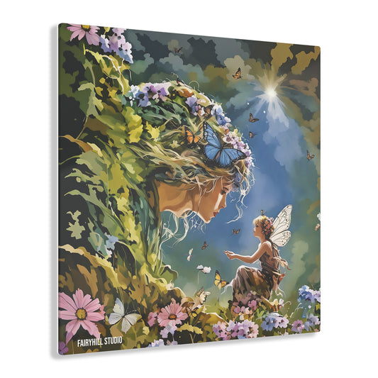 Giving Thanks to the Mother Nature  Inspirational  Art Acrylic Print -