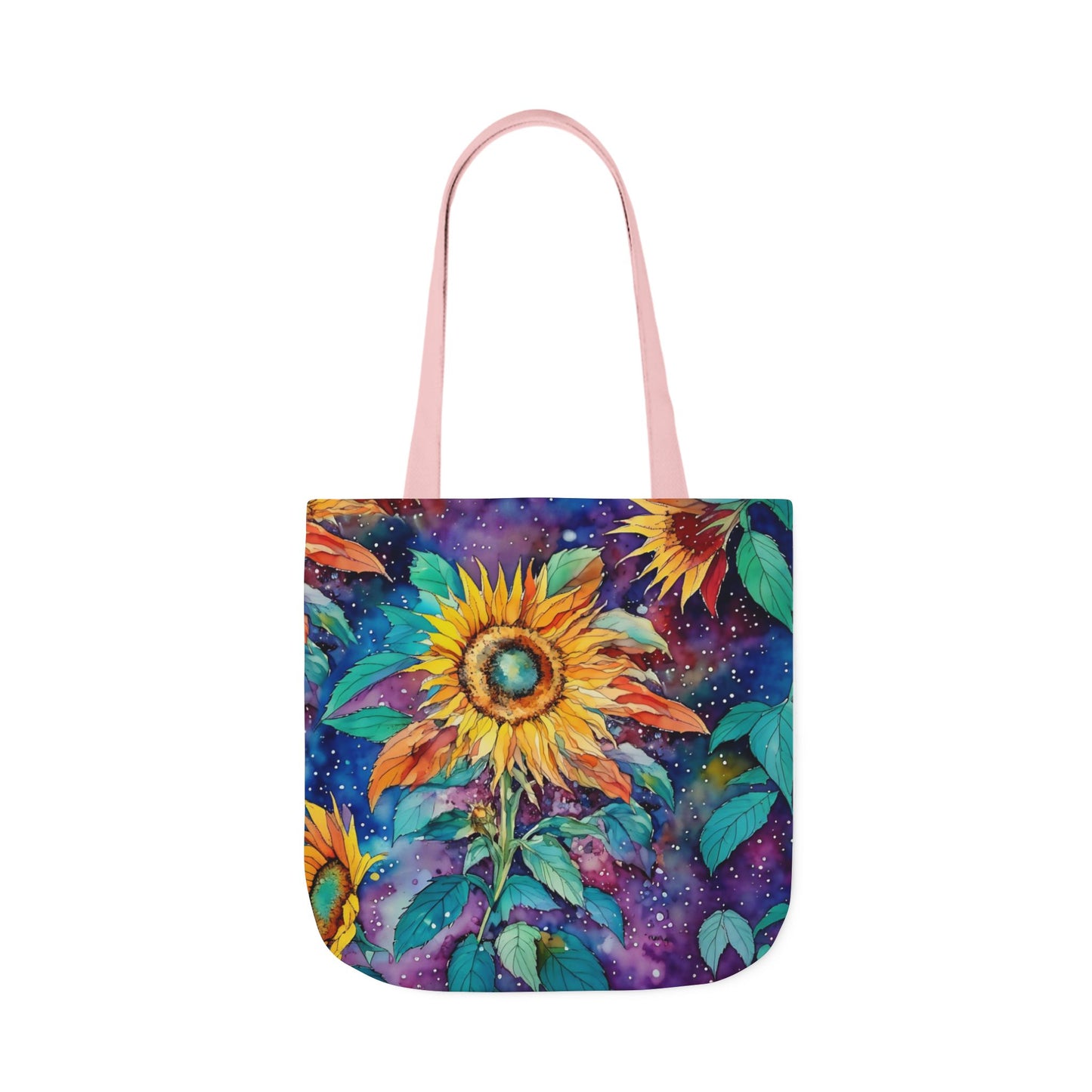 Colorful nature-Inspired Canvas Tote Bag - Perfect for Beach Days, Eco-Friendly Shopping, and Summer Fun!