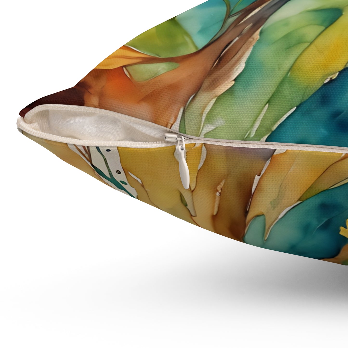 Square Pillow - Forest Angel/Fairy Pillow Art by Fairyhill Studio
