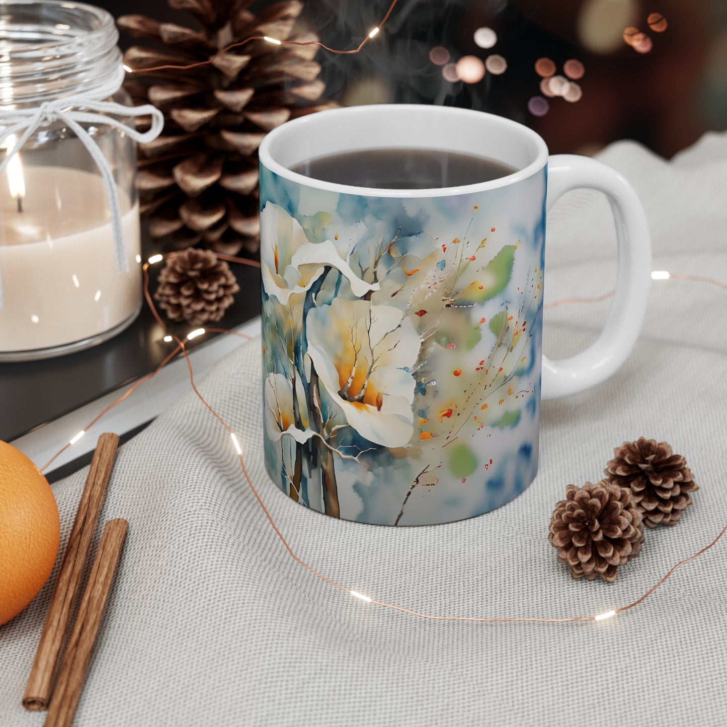 Mug Watercolor Calla Lollies