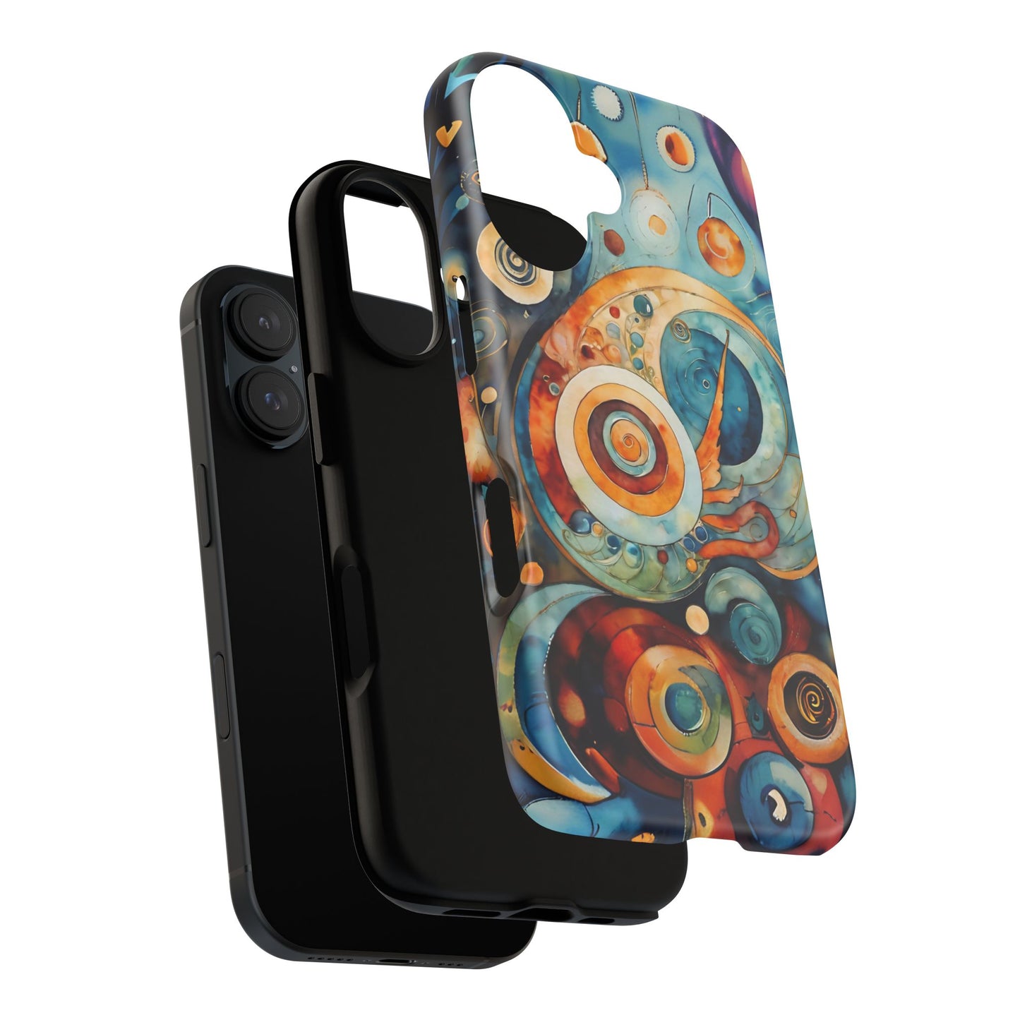 Phone Cases - Beautiful Abstract Circular Art Design