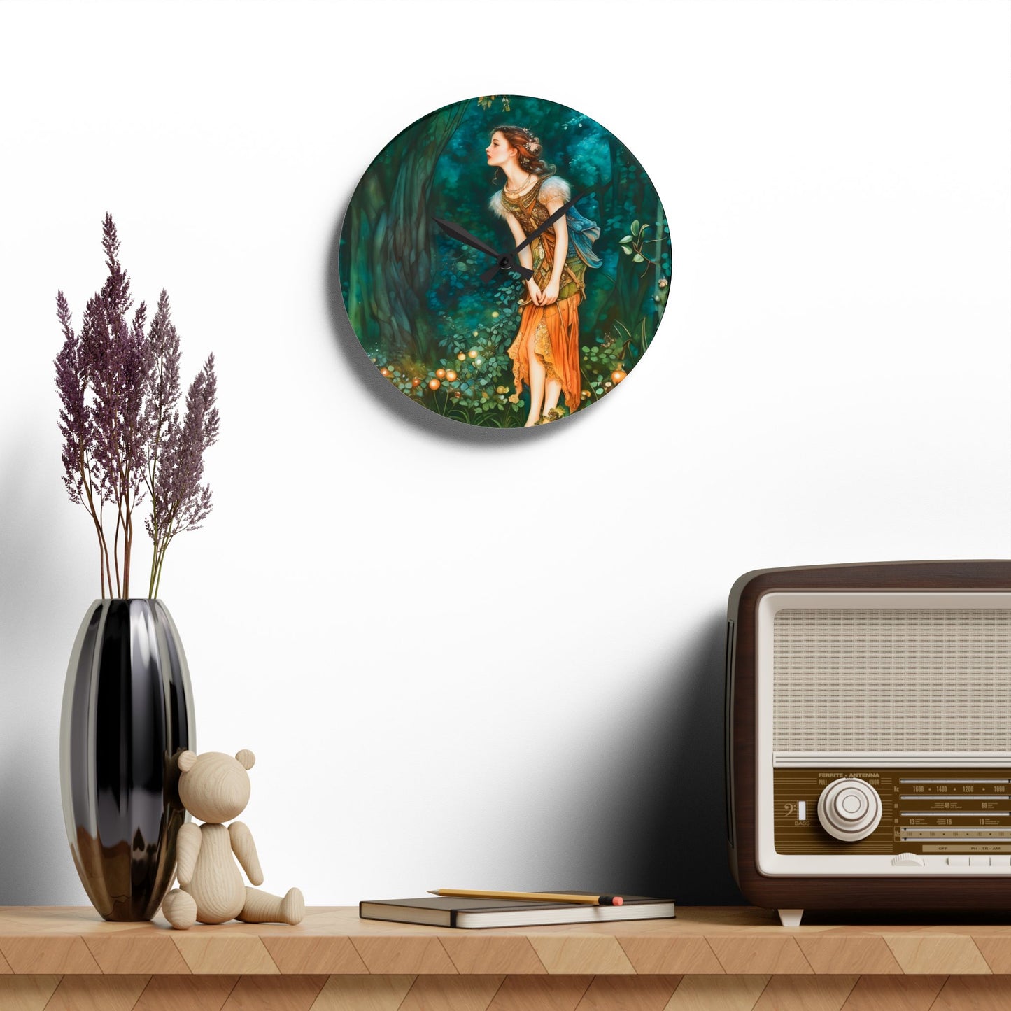 Fairy Forest Wall Clock