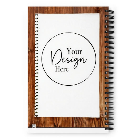 Design your own Spiral Personalized Notebook,Journal with your own Custom Logo