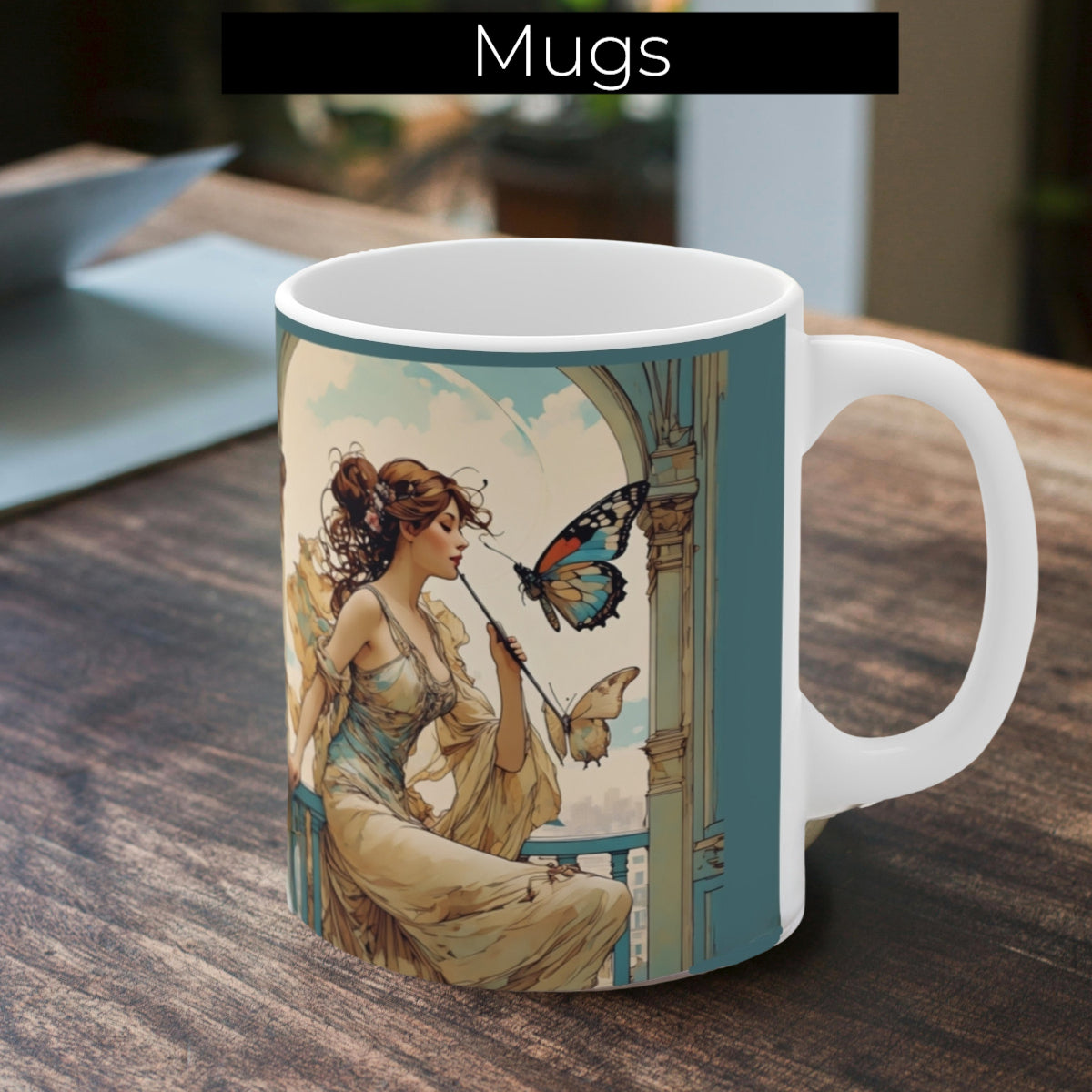 Explore uniquely designed art mugs at Fairy Hill Studio. Perfect for adding a touch of creativity to your coffee moments or gifting with style and flair."