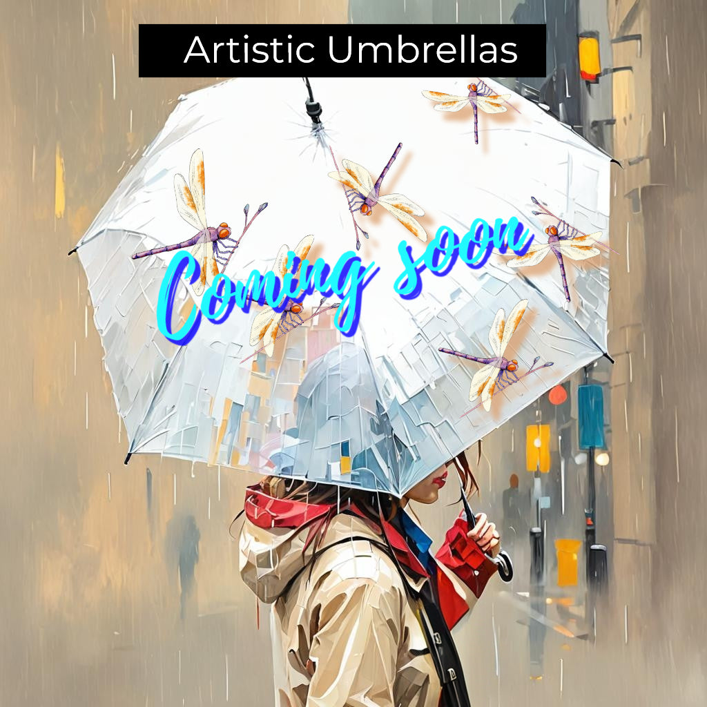 ARTISTIC UMBRELLAS /"Discover unique Artistic Umbrellas&nbsp; - Semi-Automatic Foldable Travel Umbrellas at Fairy Hill Studio Where Art Meets Rain: Semi-Automatic Foldable Umbrellas at Fairyhill Studio"