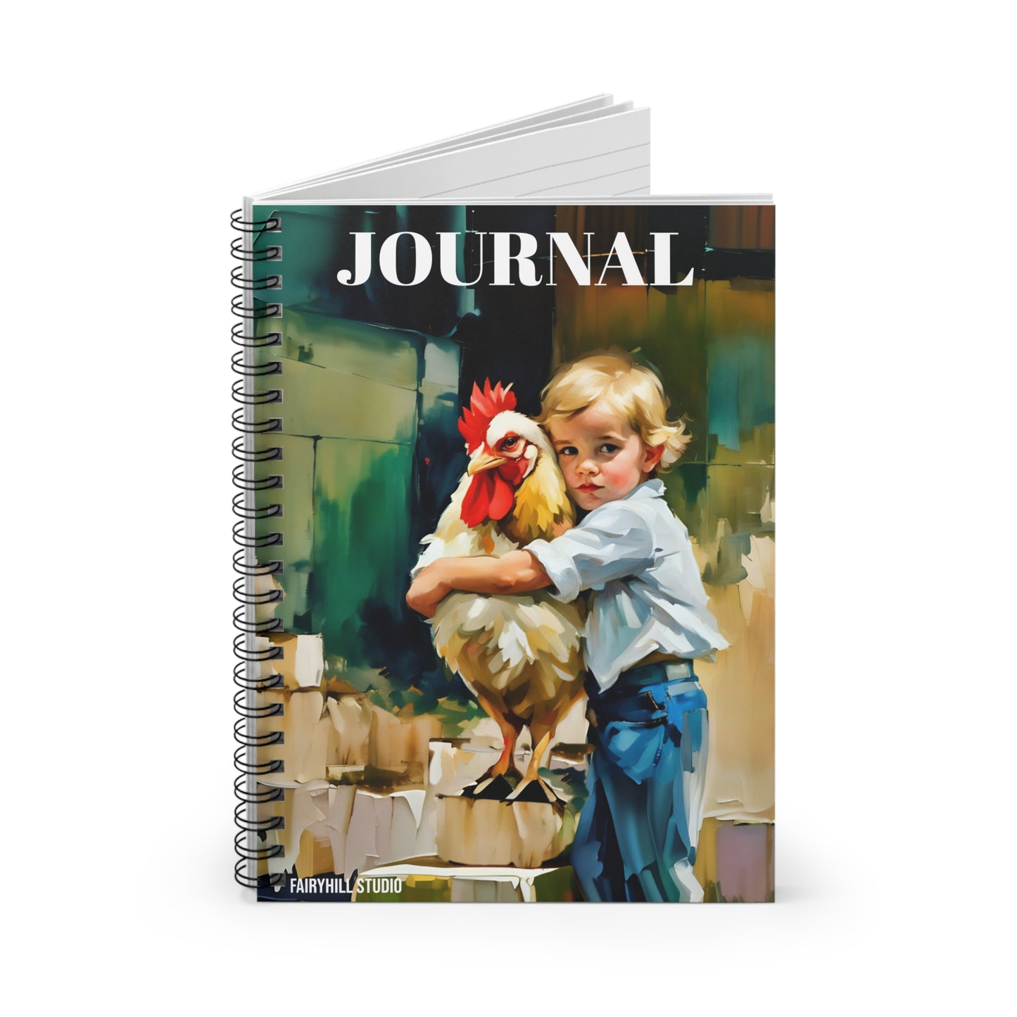 Spiral Notebook - My best Buddy The Rooster Art Design