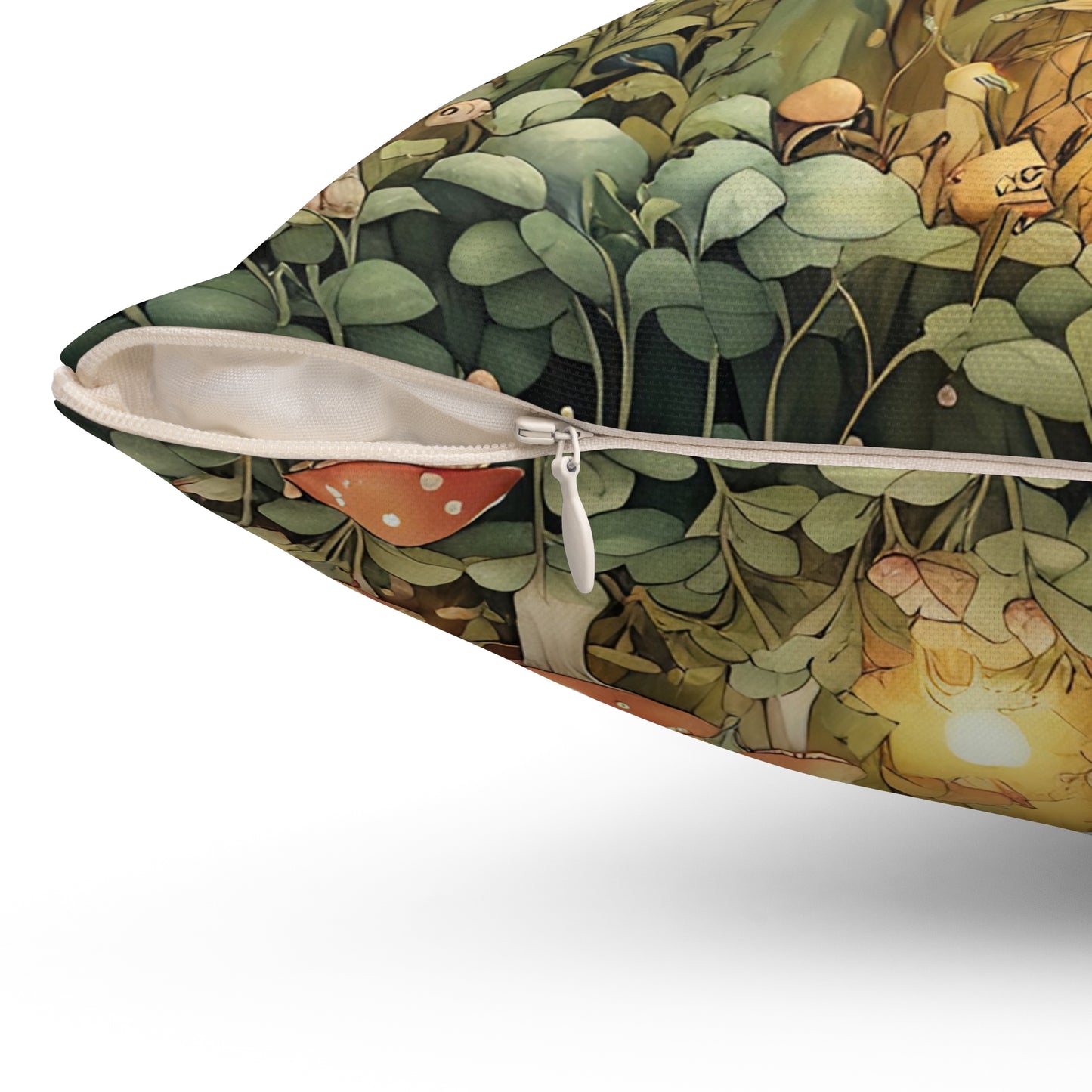 Forest Moon Fairy Square Pillow -  by Fairyhill Studio