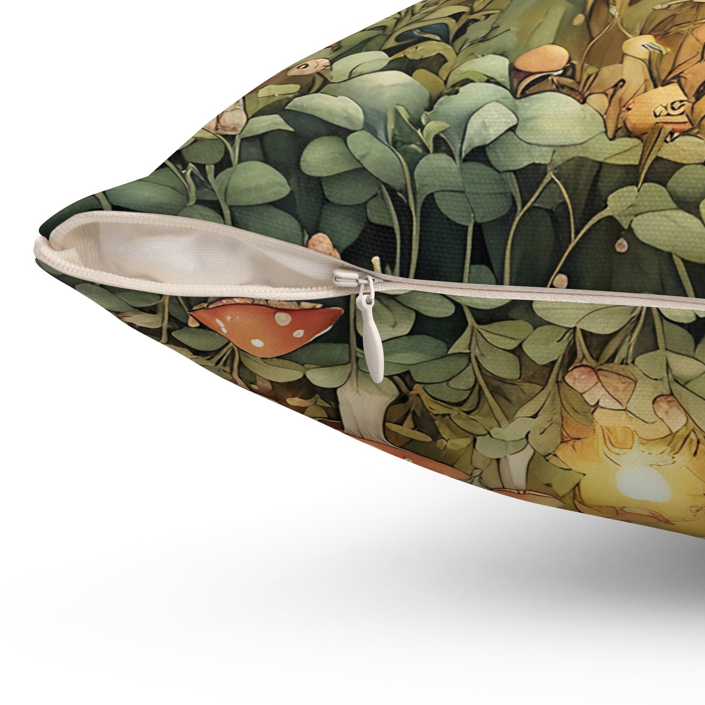 Forest Moon Fairy Square Pillow -  by Fairyhill Studio