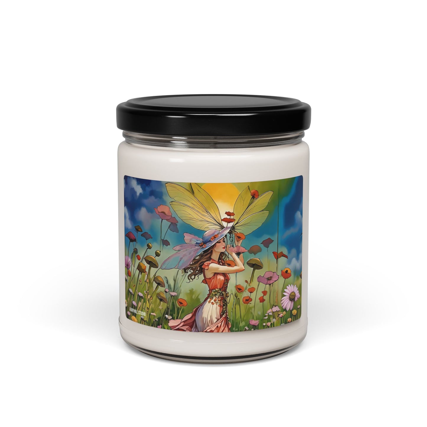 Floral Aromatic Soy Candle - 9oz | Hand-poured Scented Candle for Relaxation & Home Decor