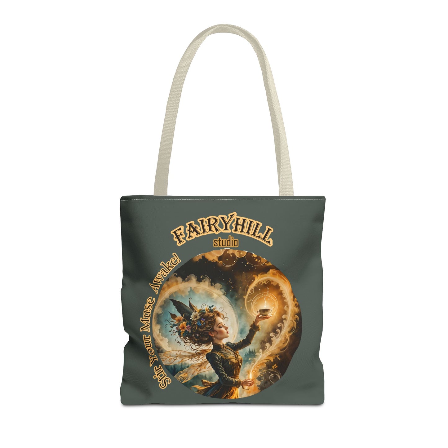 Fairy Tote Bag Embrace your Muse Art Coffee Lover Gift