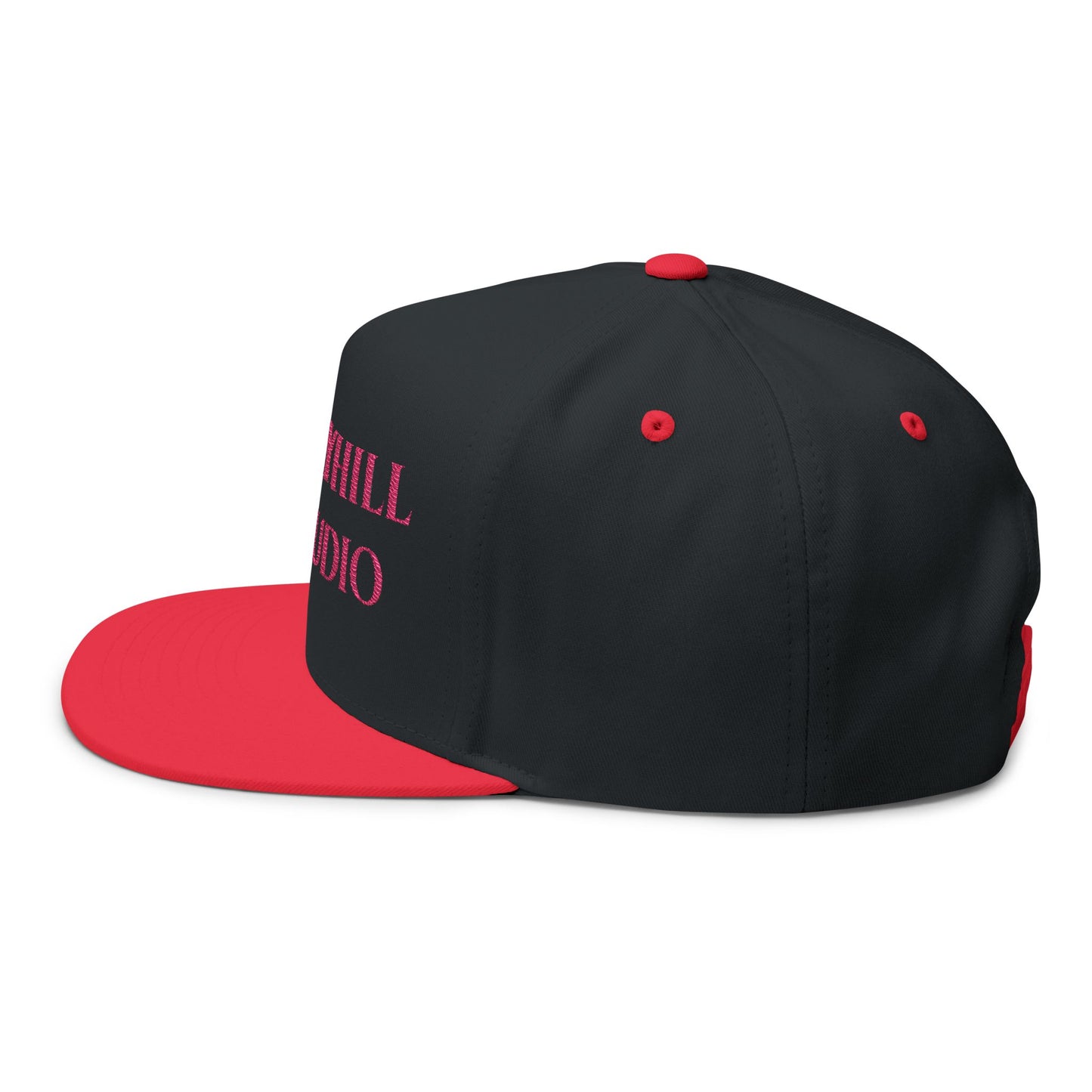 Flat Bill Cap — Fairyhill Studio Embroidered Logo Snapback