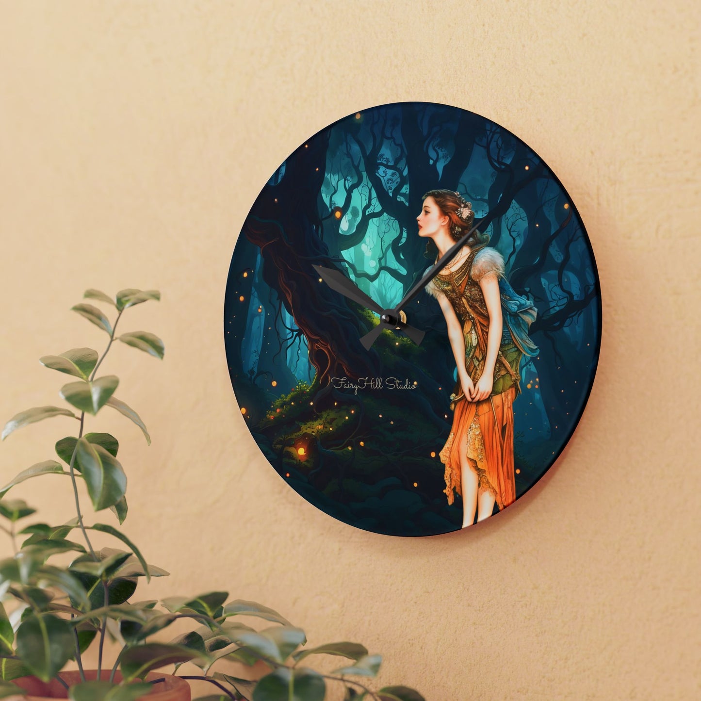 Fairy Forest  Wall Clock