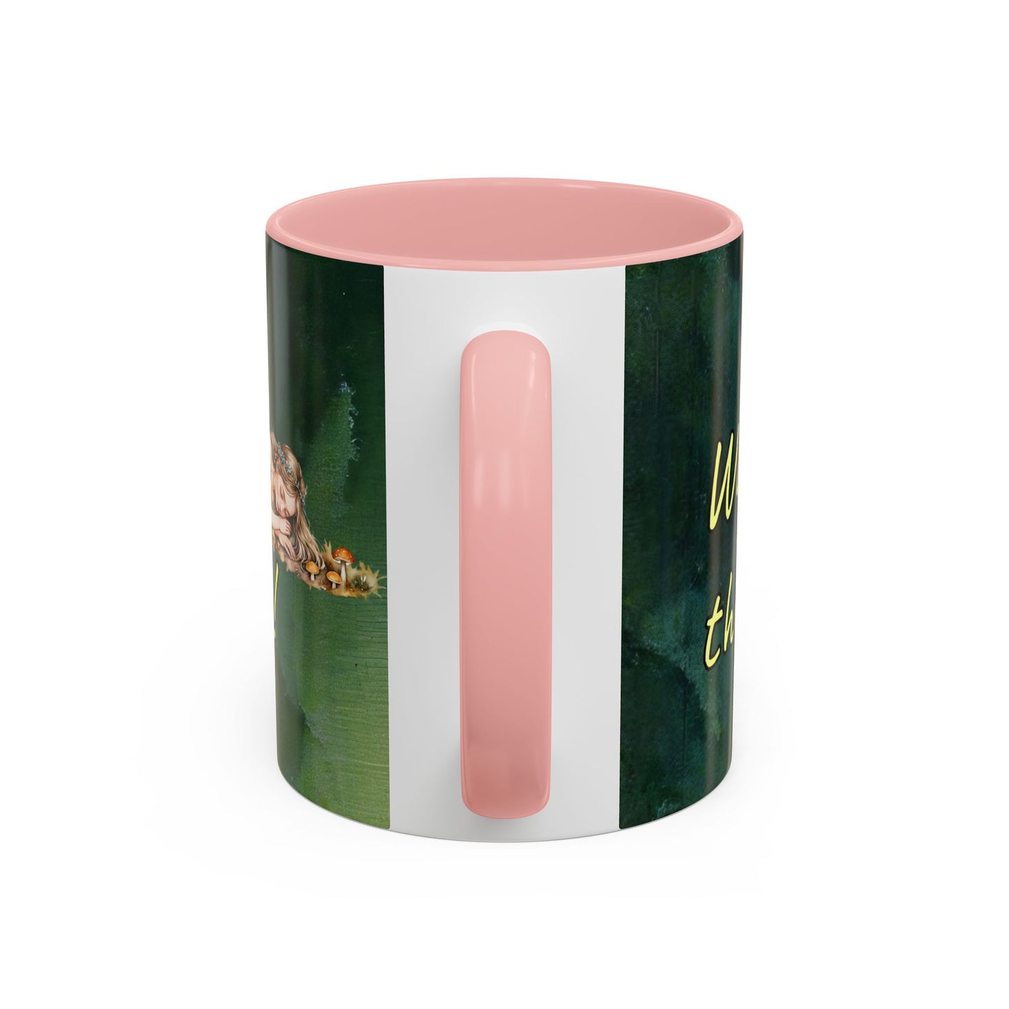 Sleeping Fairy -Themed Coffee Mug with a quote - 11 & 15oz Accent Mug for Fairy/coffee  Lovers
