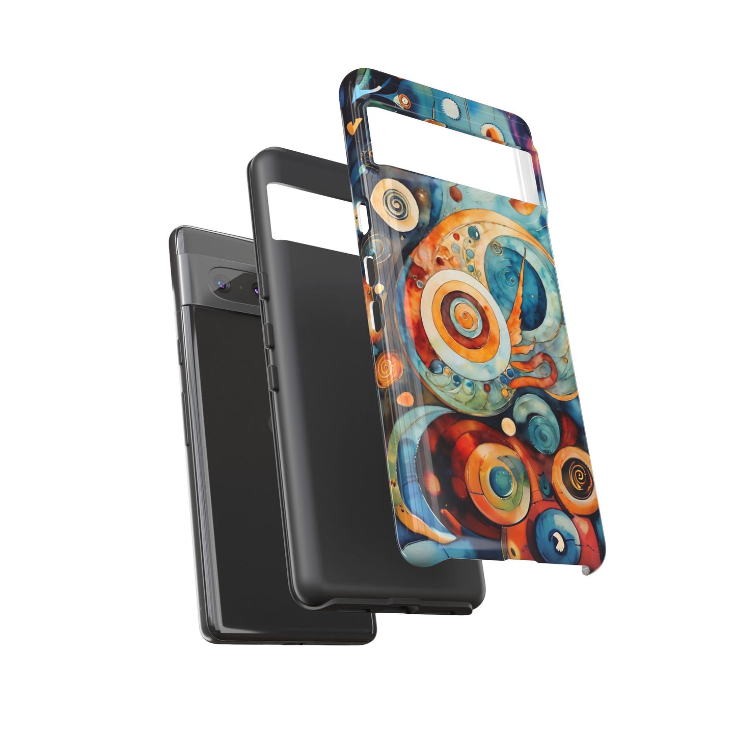 Phone Cases - Beautiful Abstract Circular Art Design