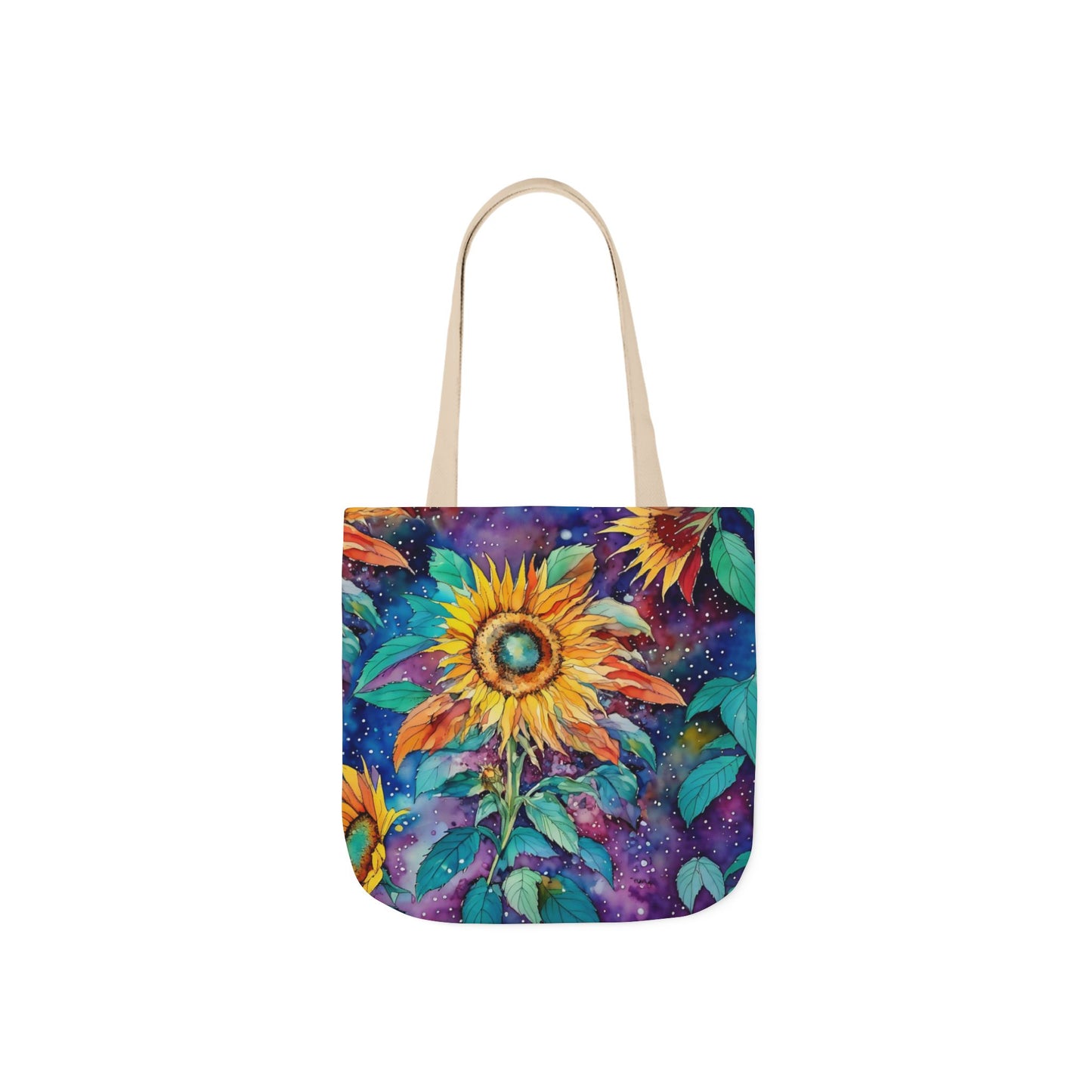 Colorful nature-Inspired Canvas Tote Bag - Perfect for Beach Days, Eco-Friendly Shopping, and Summer Fun!