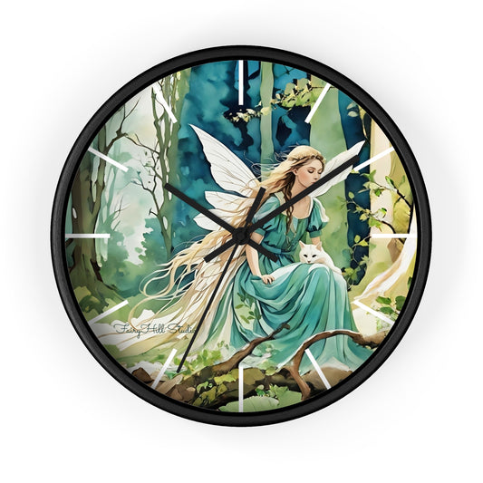 Enchanting Fairy/Angel Wall Clock, Home Decor, Gift for Fantasy Lovers, Unique Gift, Fairy Tale Decor, Woodland Theme