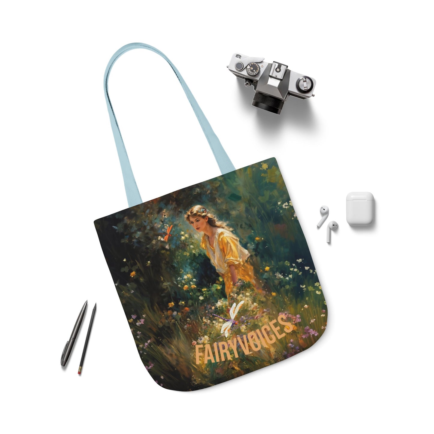 FAIRY VOICES - Canvas Tote Bag - Perfect for Beach Days, Eco-Friendly Shopping, and Summer Fun!