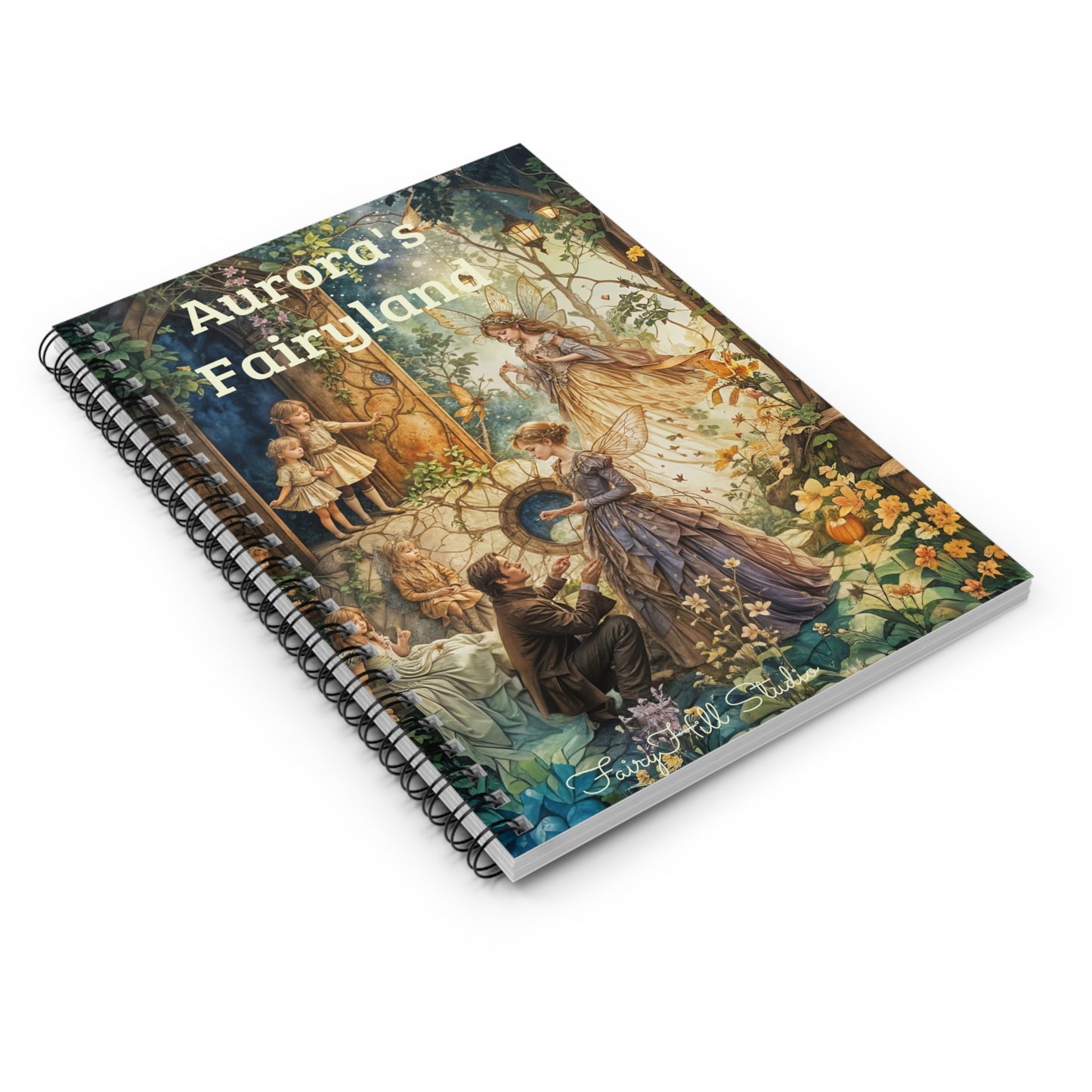 Spiral Notebook - Ruled Line Proposal in Fairyland Art
