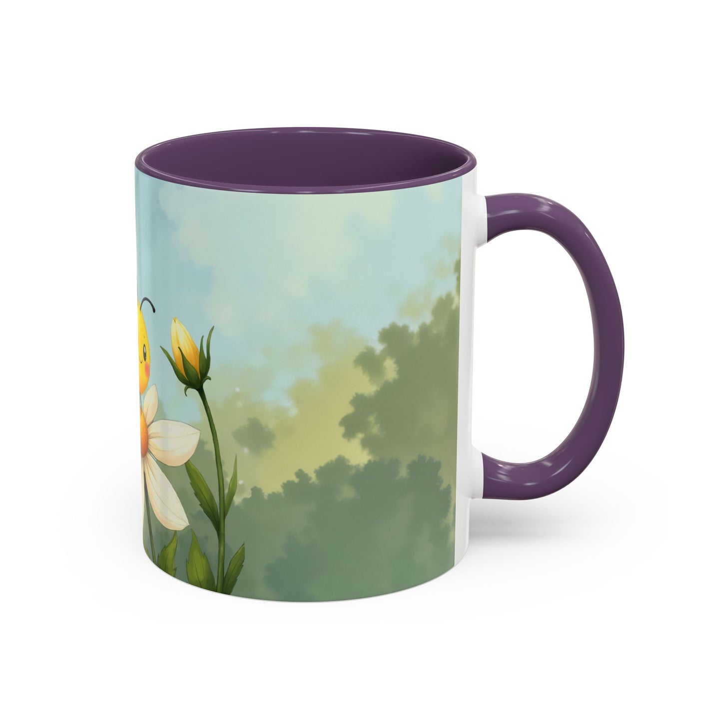 Garden Honey Bee-Themed Coffee Mug - 11 & 15oz Accent Mug for Fairy Lovers