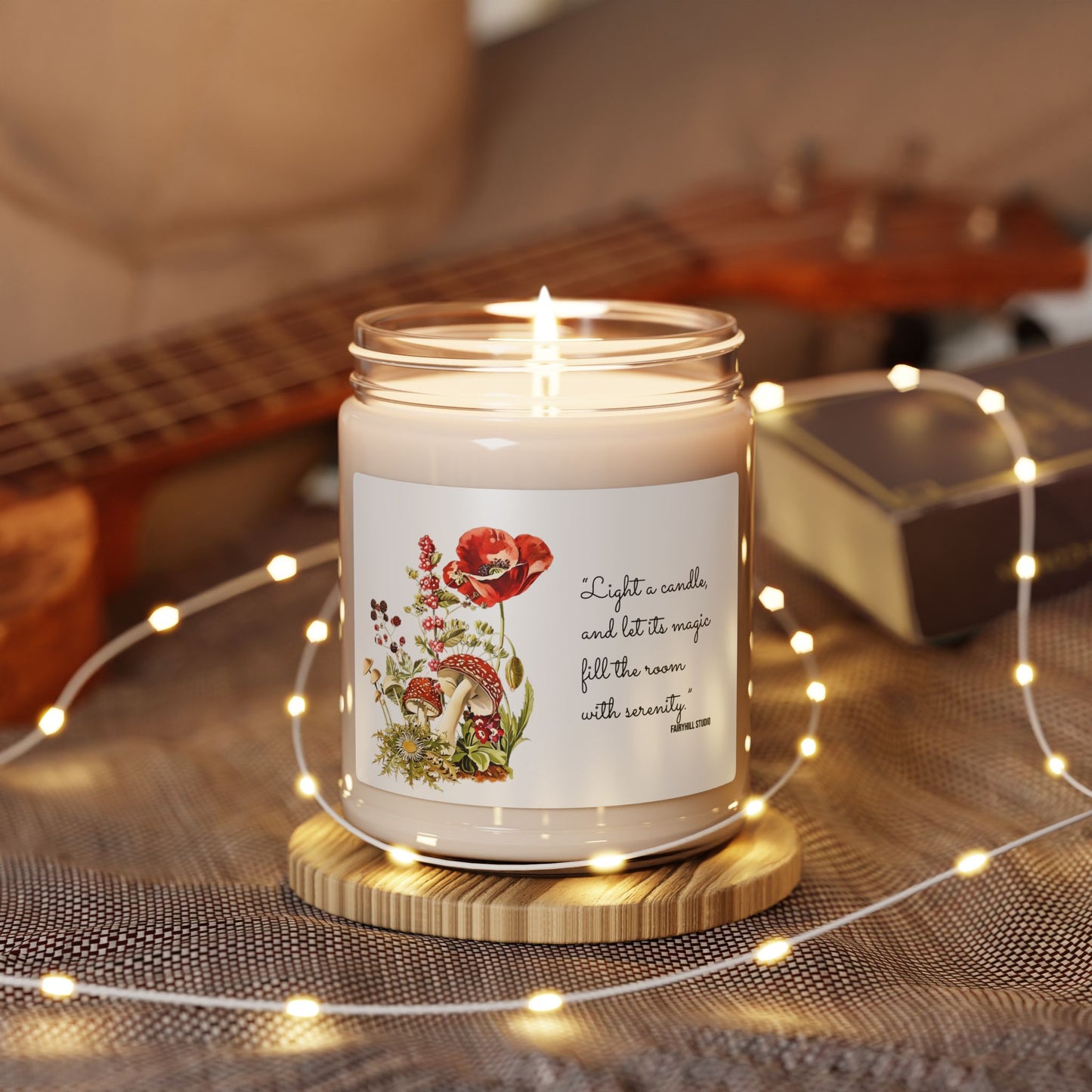 Floral Aromatic Soy Candle - 9oz | Hand-poured Scented Candle for Relaxation & Home Decor