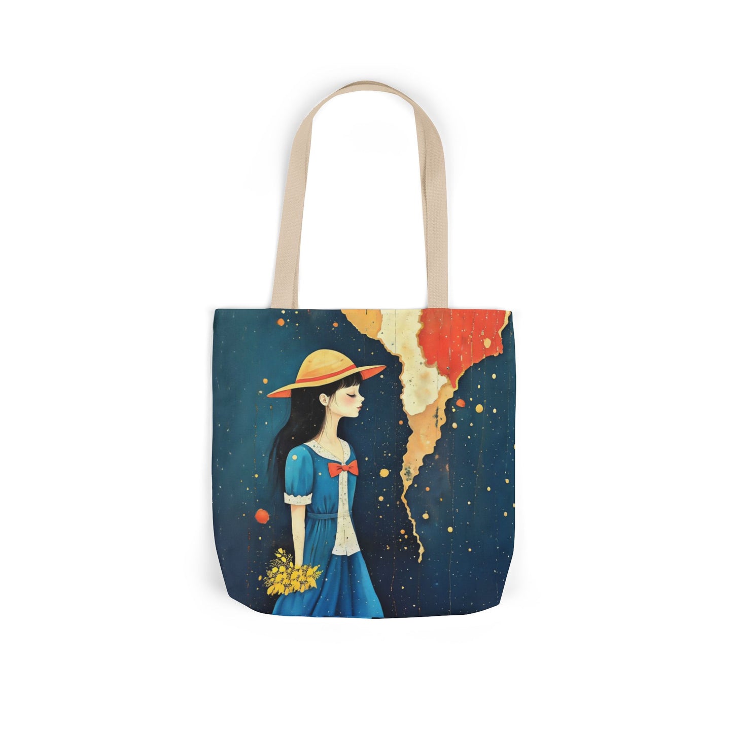 Colorful  travel -Inspired Canvas Tote Bag - Perfect for Beach Days, Eco-Friendly Shopping, and Summer Fun!