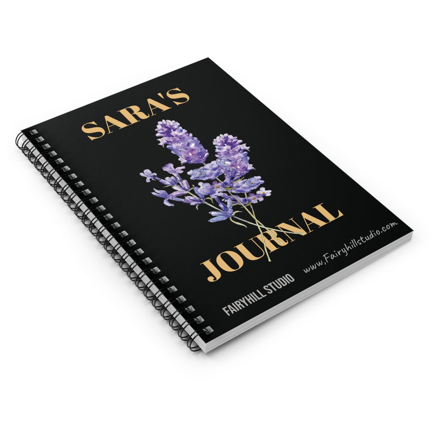 Lilac flowers , Personalized Notebook, Personalized journal,