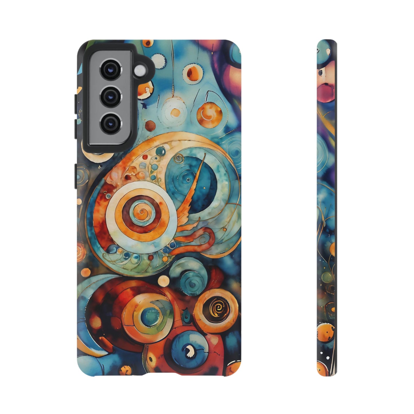 Phone Cases - Beautiful Abstract Circular Art Design